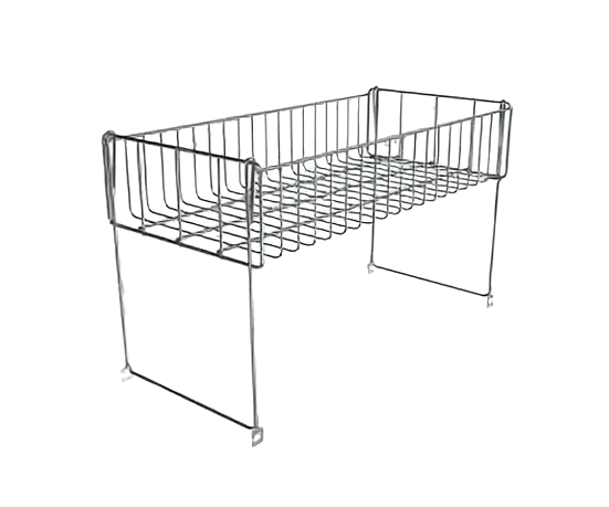 Корзина- надстройка 400х250х150 кр хром