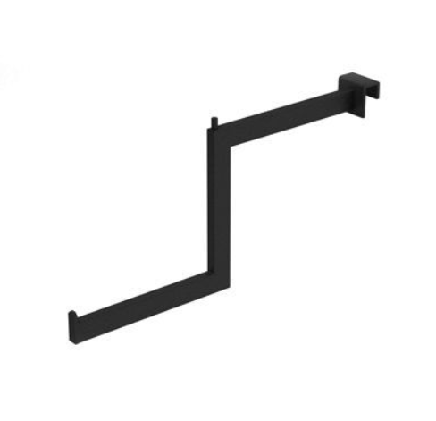 Кронштейн ступенька на штангу чёрный муар Лофт