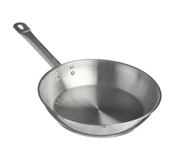 Сковорода 28см б/кр а/п [общепит] корпус 0,6мм индукц. дно трс 3,5мм.