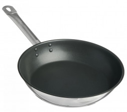 Сковорода 28см б/кр а/п [общепит] корпус 0,6мм индукц. дно трс3,5мм покрытие xylan