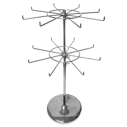 D3-028 Вешало двухярусное настольное, хром (ST-020)