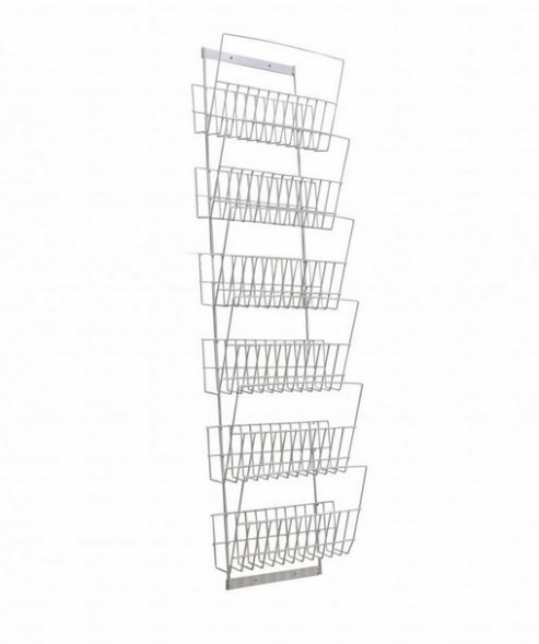 Полоса А3 6 горизонтальных карманов, В1050 Ш310мм, цвет белый