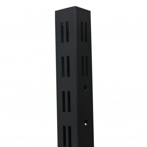 Стойка односторонняя для хлебного стеллажа 40*40*2000 черный Муар