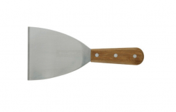 Лопатка нержавейка L=11 деревянная ручка лк03