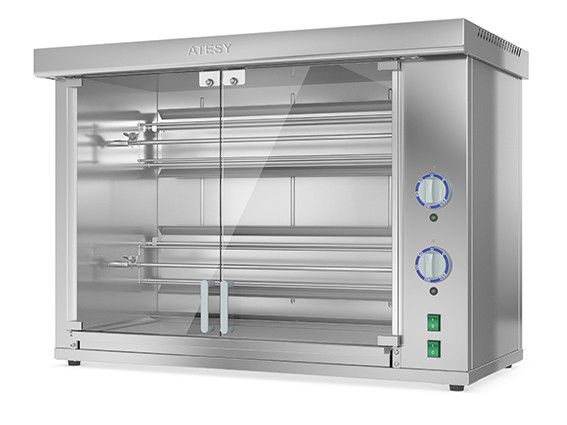 Гриль для кур шампурный ATESY Командор-2/2М (10 кур)