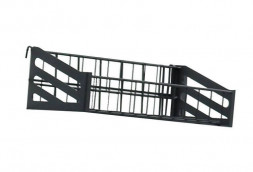 Корзина на сетку 335*150*100(60) мм RAL 9005 черный муар.