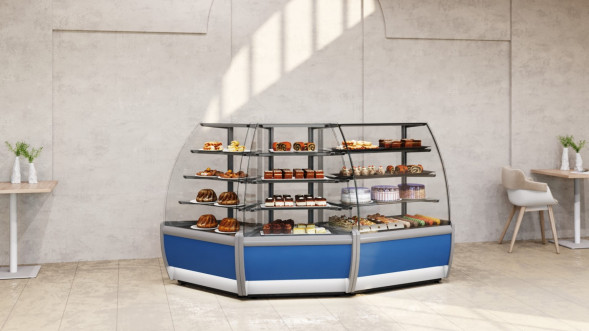 Витрина кондитерская Carboma K70 VM 0,9-1 (ВХСв - 0,9д)