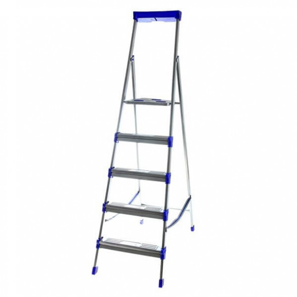 Стремянка 5-и ступенчатая широкие ступени