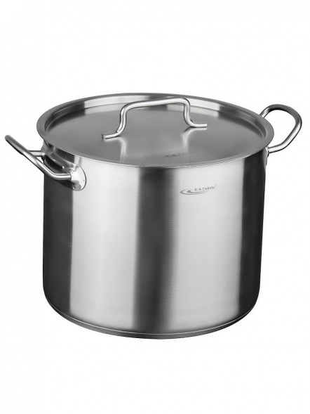 Кастрюля 20,0л [ОБЩЕПИТ-ШЕФ] d32см; h25см, металл.кр. ТРС, КТ-ОБ-20