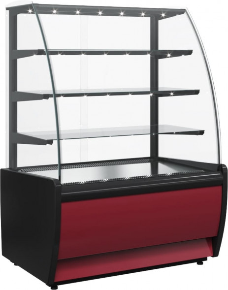Витрина кондитерская Carboma K70 VM 1,3-1 (ВХСв - 1,3д)
