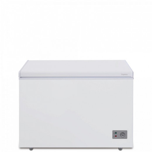 Ларь морозильный Бирюса 355 КХ (глухая крышка, 2 корзины) —