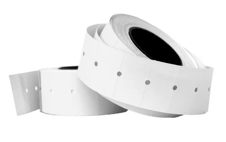 21,5х12 этикет-лента белая прямая, 700 этикеток