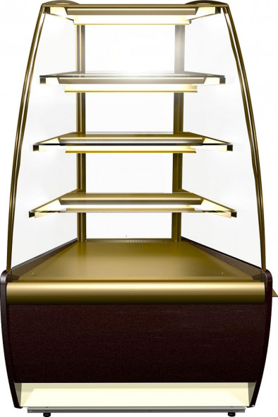 Витрина кондитерская Carboma K70 VM-3 (ВХСв - У1д)  (угол 45гр.)