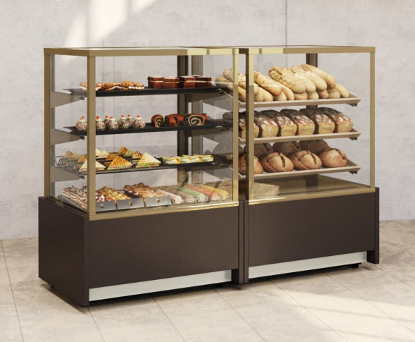 Витрина кондитерская Carboma KC70 VM 0,9-1 (ВХСв - 0,9д Сube)
