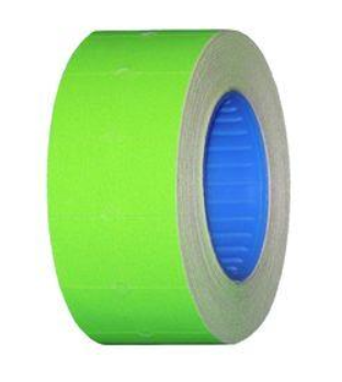 21,5х12 этикет-лента зеленая, прямая, 700 этикеток