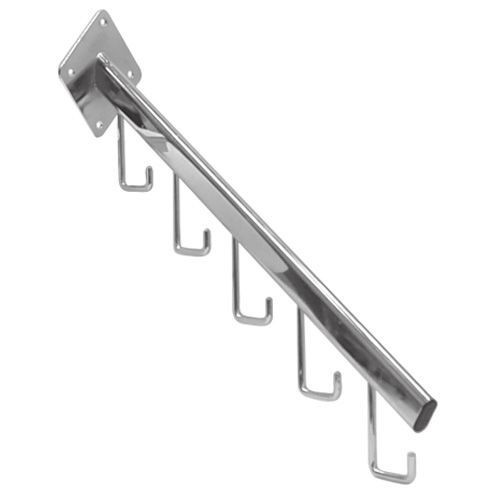 W-319 Кронштейн настенный 5 крючков хром