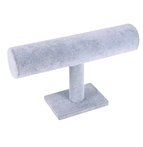 Браслетница одинарная серый бархат