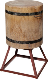 Колода разрубочная.дуб D40-45см Н50см + подставка Н30см