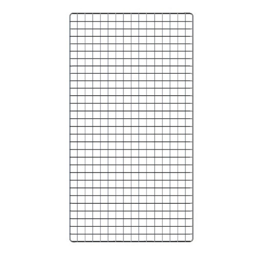 Решетка 800х2000 (крашенная под хром)