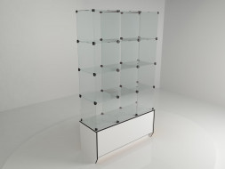 Витрина Куб 1260*450*2140мм