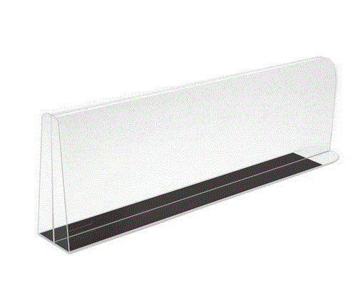 Пластиковый разделитель H-150 мм.Д-380 на магнитном основании