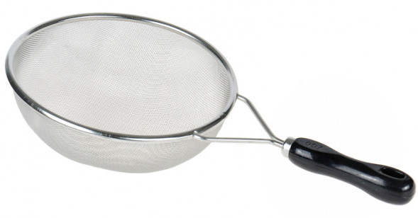 Сито нерж d=220мм с пластиковой ручкой кт1179