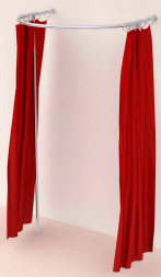 Примерочная пристенная Joker 980х930х2000 мм