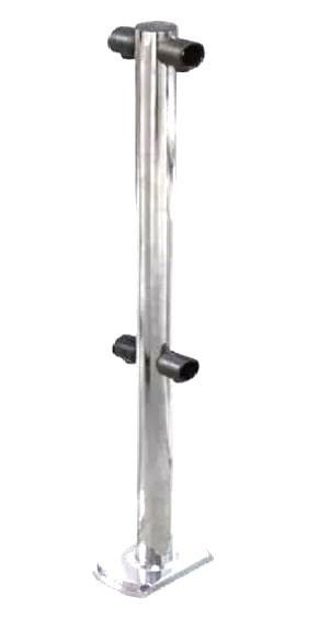 Стойка ограждения двухуровневая, двухсторонняя