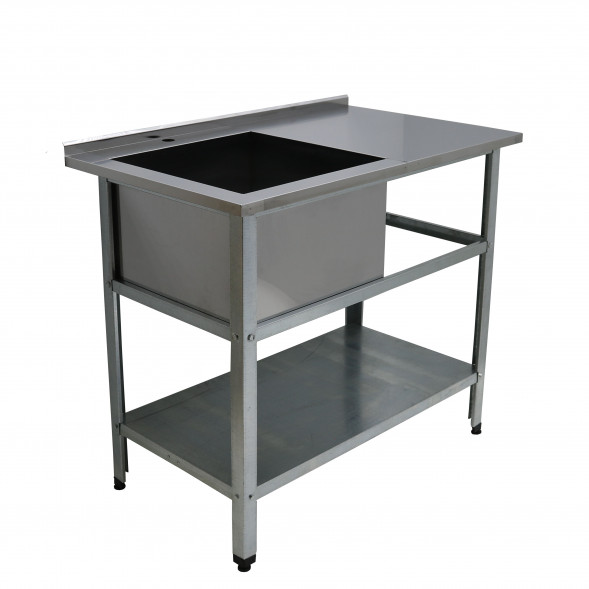 Ванна моечная ВМс-1 со столом 1000*600*860 мм