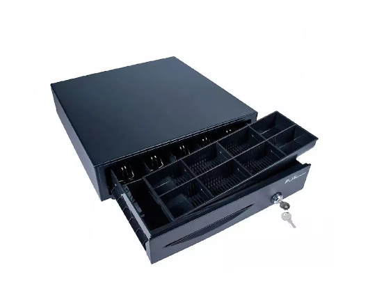 Денежный ящик POScenter 16ЕM 410*415*100 механический, PUSH, черный