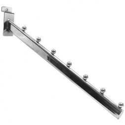 F 111 Кронштейн на экономпанель с 7 шариками хром