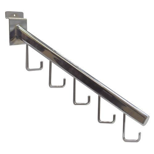 F 112 Кронштейн на экономпанель с крючками хром