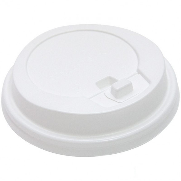 Крышка для стакана D-80 белая  (100/1000шт.)