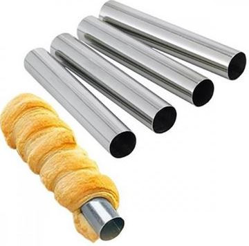 Трубочки для выпечки алюминий D=2,5см H=14см (2 шт) рп265