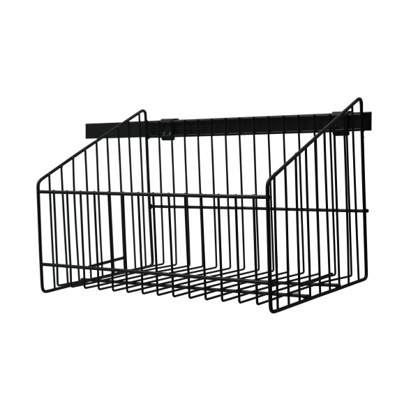 Корзина на штангу черный муар Лофт 450*300*300 мм