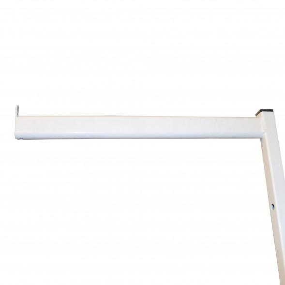 Вешало 4-х стороннее,напольное,регулируемое с 4-мя прямыми кронштейнами 860*860*1200/1800 белое