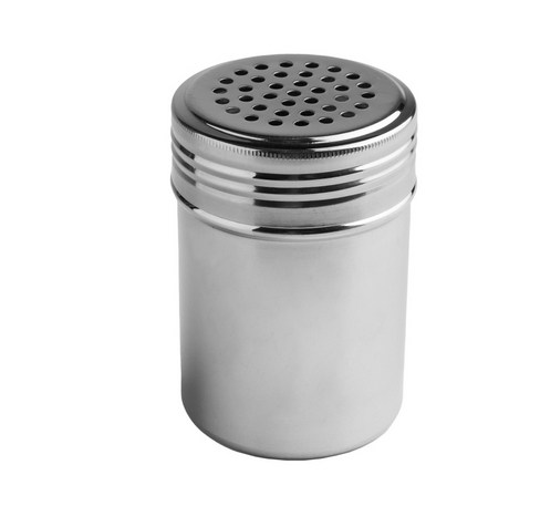 Диспенсер 300мл. нерж. для муки и сахара крупные отверстия