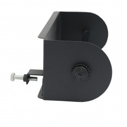 Держатель рулонов 310*110*100 мм горизонтальный на полку RAL 9005 чёрный матовый