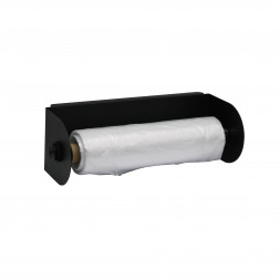 Держатель рулонов 310*110*100 мм горизонтальный на полку RAL 9005 чёрный матовый