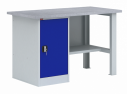 Однотумбовый металлический верстак ВП - 2/1.6 1600х685х860 мм.