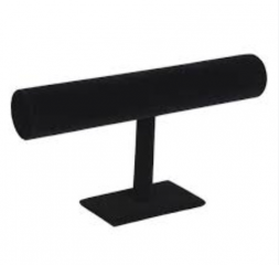 ПБ-06 Подставка под браслеты одноуровневая черный бархат