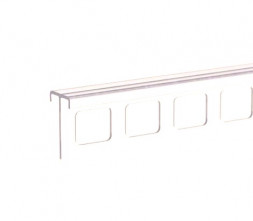 Шина с перфорацией для алюминиевого профиля 1 м