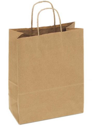 Пакет КРАФТ 350х150х450 (70гр) крученые ручки