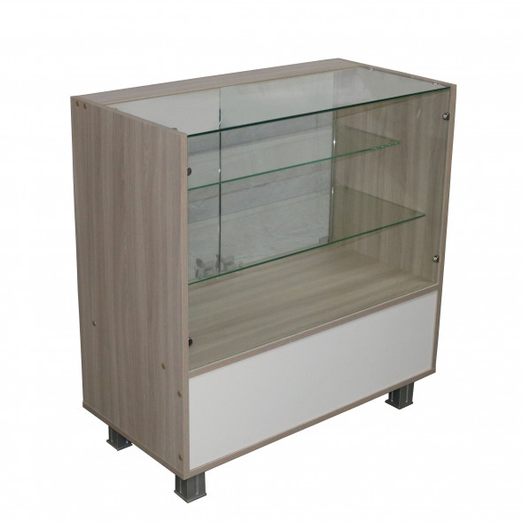 &amp;quot;Кармен&amp;quot; ДЕМ2, Прилавок демонстрационный 850*450*900 (ясень шимо/белый)