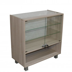 &amp;quot;Кармен&amp;quot; ДЕМ2, Прилавок демонстрационный 850*450*900 (ясень шимо/белый)