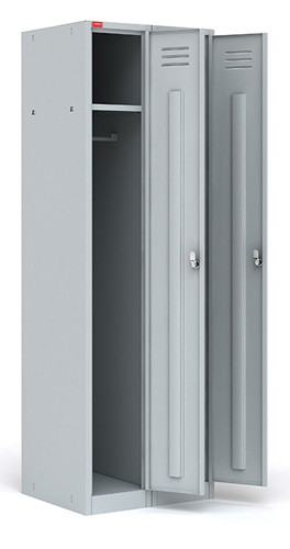 ШРМ-22-М-600  Шкаф для одежды 600*500*1860мм (2 ячейки)