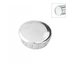 Заглушка плоская для трубы 32мм (JK-18) хром