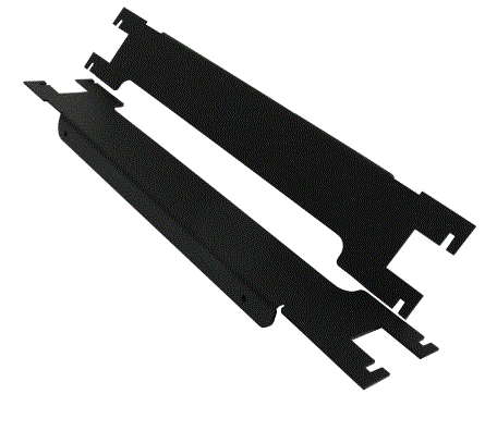 Полкодержатель в раму 450мм черный муар, пара