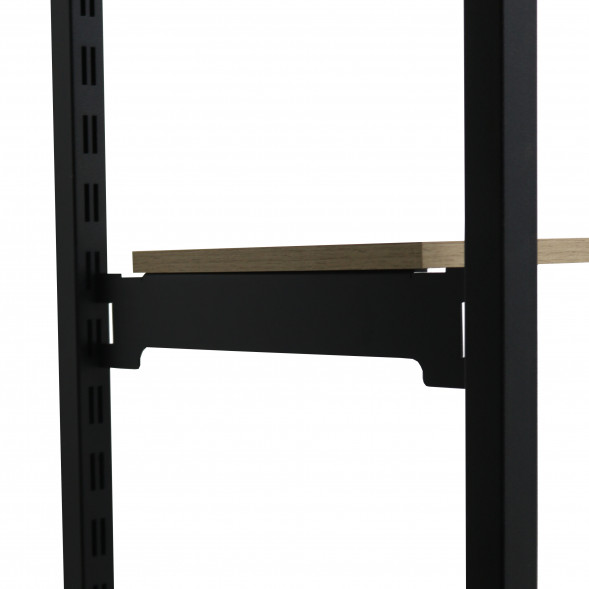 Полкодержатель в раму 450мм черный муар, пара