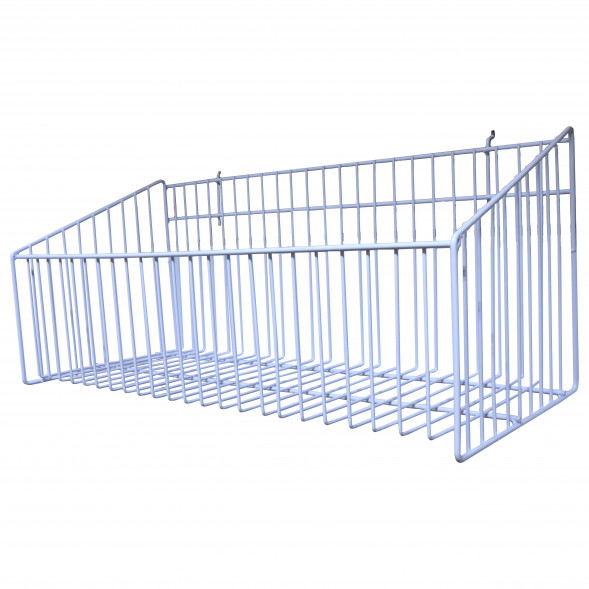 F 195 Корзина на экономпанель и перфорацию 600*300*250 мм белая